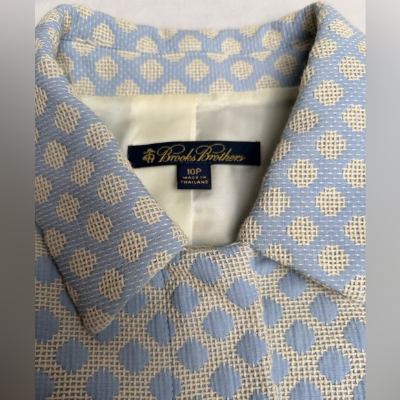 Brooks Brothers Stylish Blue and White womens blazer jacket - Picture 3 of 9